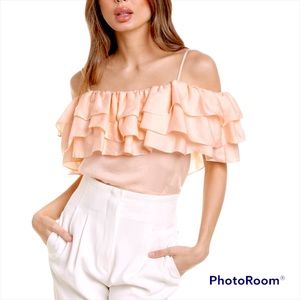 MAJE RUFFLE TOP